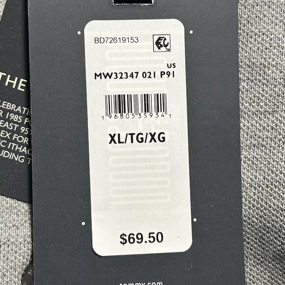 Tommy Hilfiger Men's Polo Shirt Size XL-3XL Heather Gray Slim Fit Stretch Fabric - Picture 7 of 10